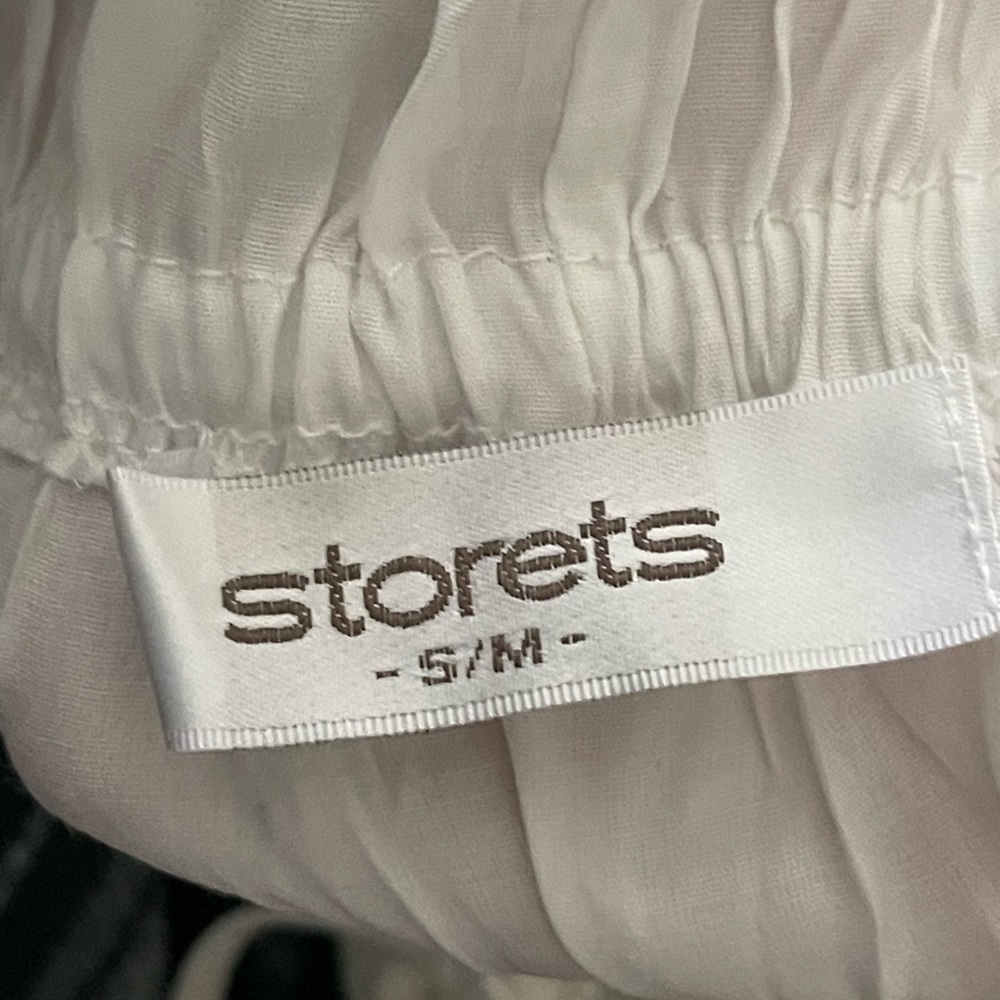 “ Storets “ White Ruffle Shirt - Picture 4 of 4